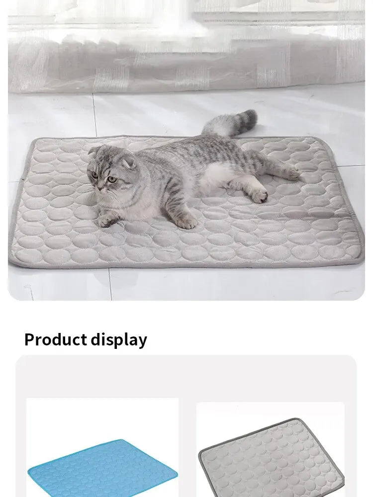 Cat Cooling Mat – Summer Ice Pad for Cats & Small Dogs