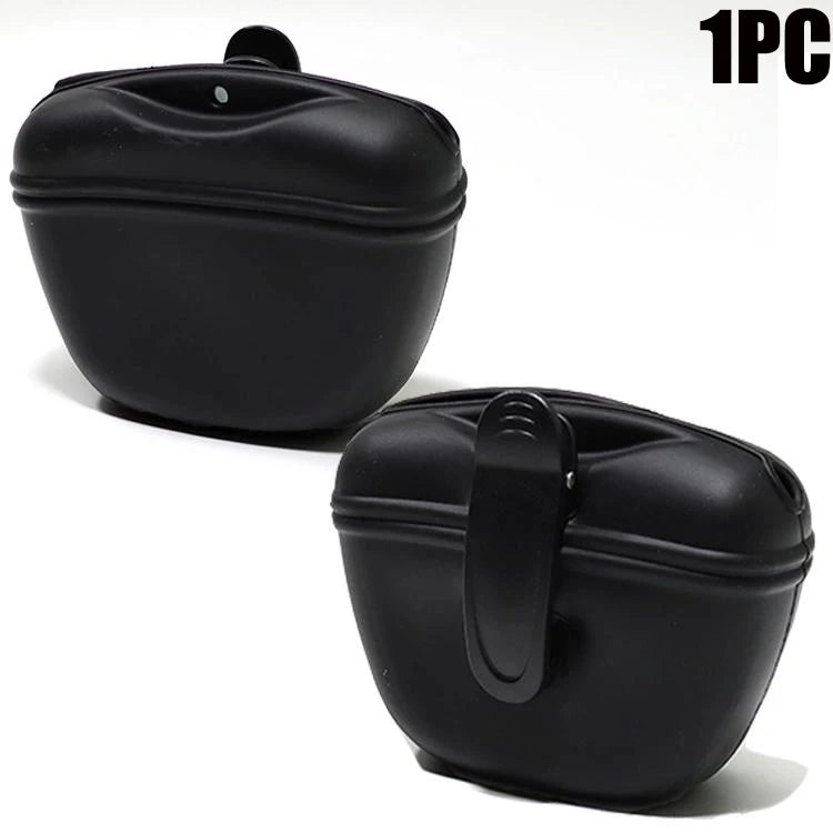 Dog Treat Pouch – Portable Training Bag With Belt Clip