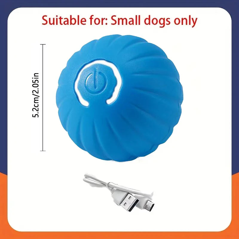 Interactive Dog Ball – USB Rechargeable Automatic Moving Toy
