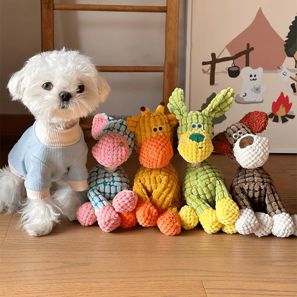 Plush Dog Toy – Puppy Chew & Teething Toy