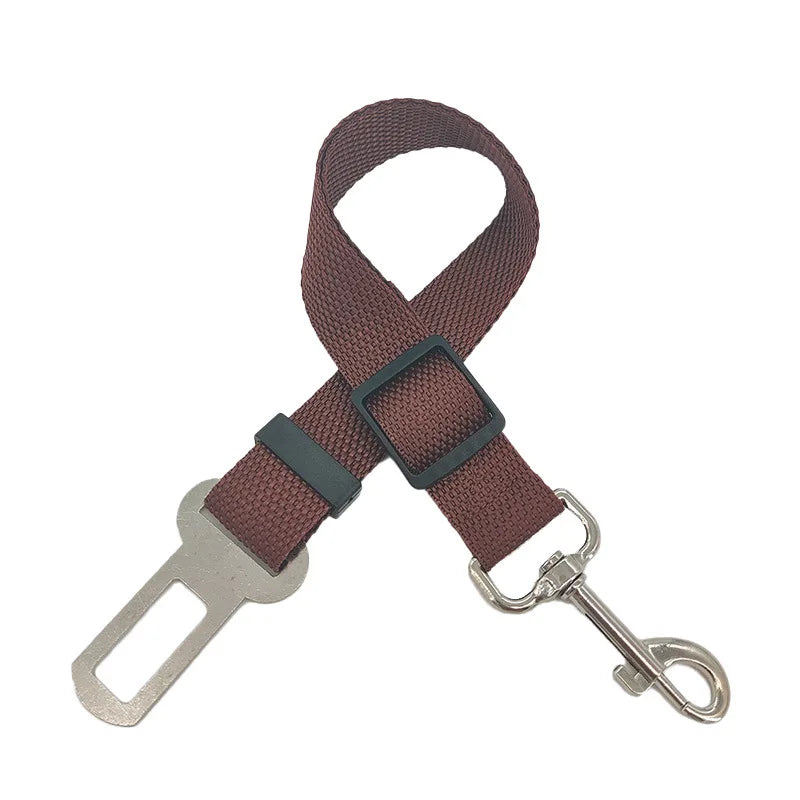 Dog Car Seat Belt – Adjustable Nylon Vehicle Safety Harness