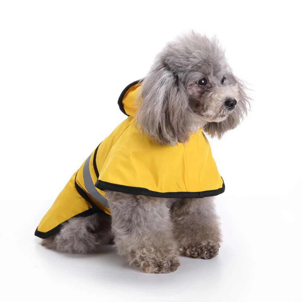 Waterproof Dog Raincoat – Adjustable Windproof Dog Rain Jacket