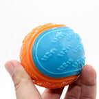 Interactive Dog Toy – Squeaky Ball for Teeth Cleaning