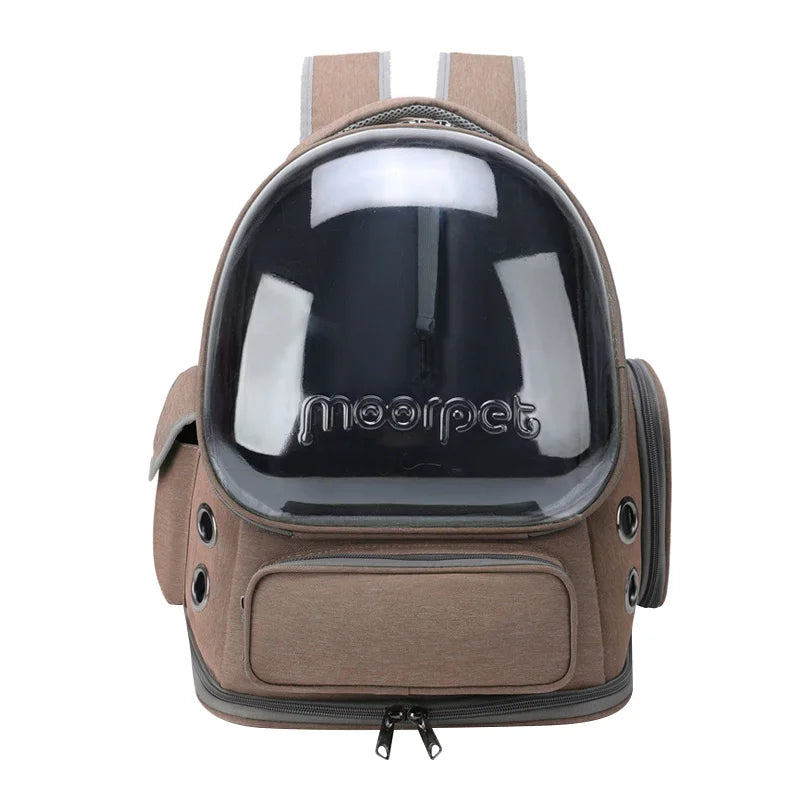 Cat Carrier Backpack – Transparent Breathable Pet Travel Bag