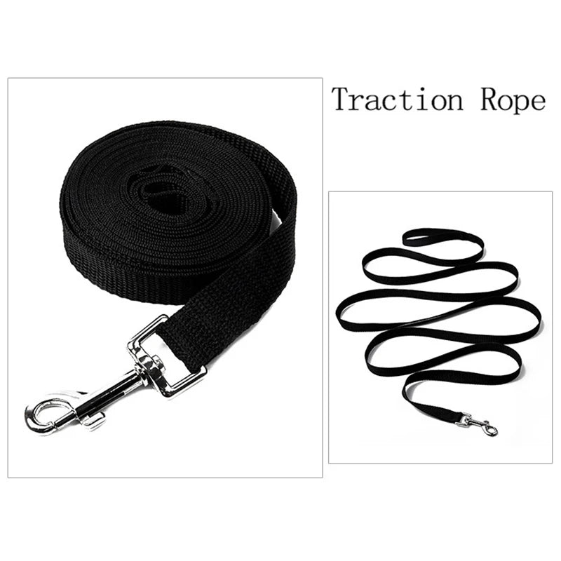 Long Dog Training Leash – Nylon Lead for Outdoor Walking