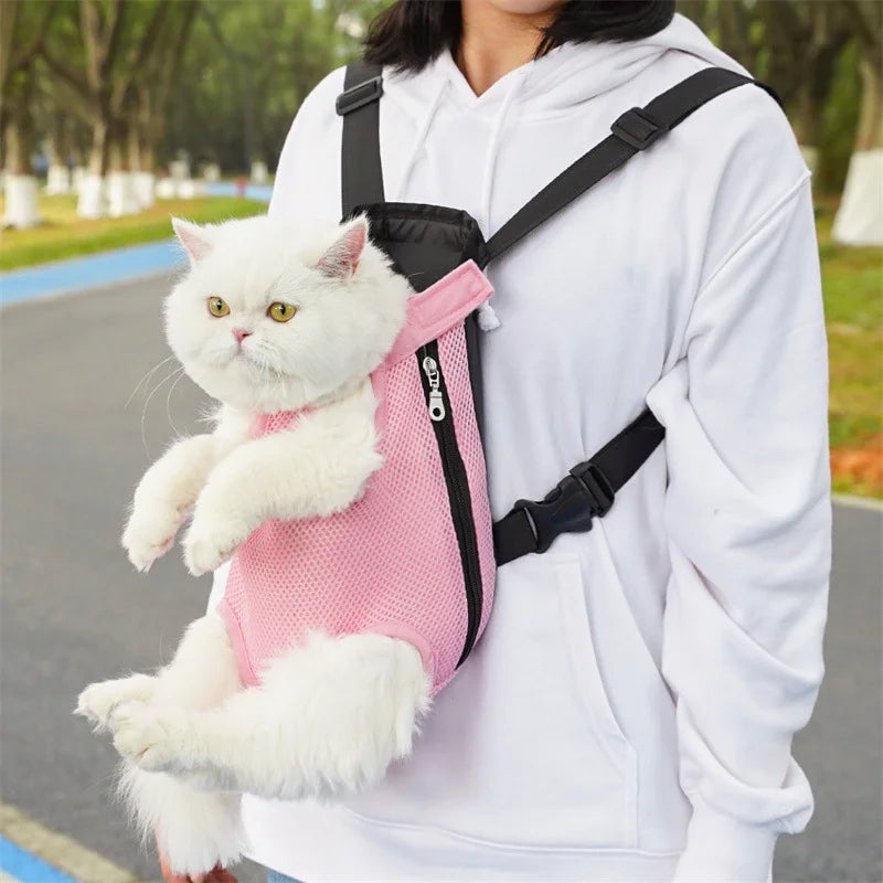 Cat Carrier Backpack – Adjustable Pet Travel Bag for Cats & Dogs