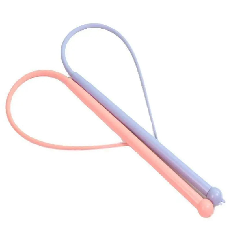 Cat Teaser Toy with Silicone Mouse Tail, Interactive Cat Wand