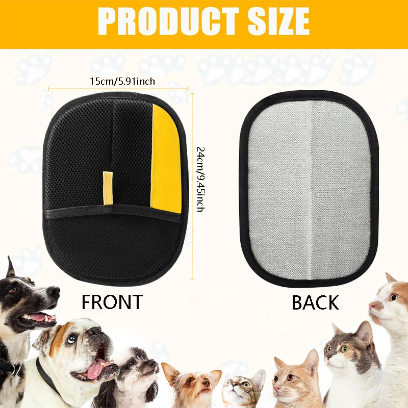 Pet Hair Remover Glove – Reusable Dog & Cat Grooming Tool