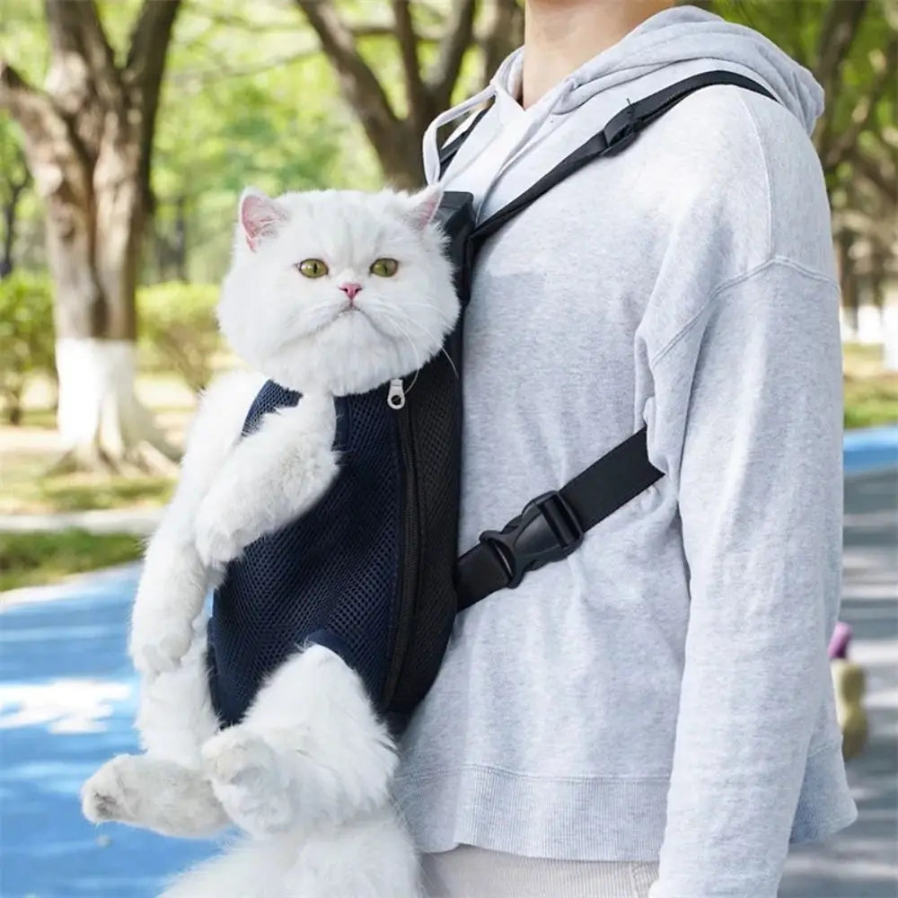 Cat Carrier Backpack – Breathable Pet Travel Bag for Cats & Dogs