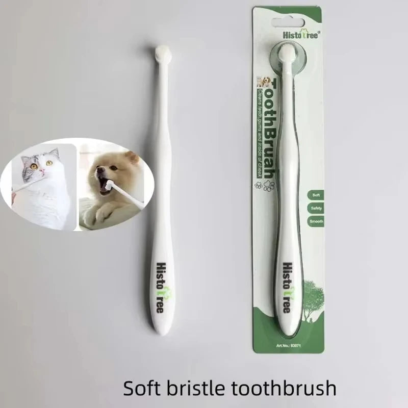 Dog Toothbrush Round Head Pet Teeth Cleaning Brush