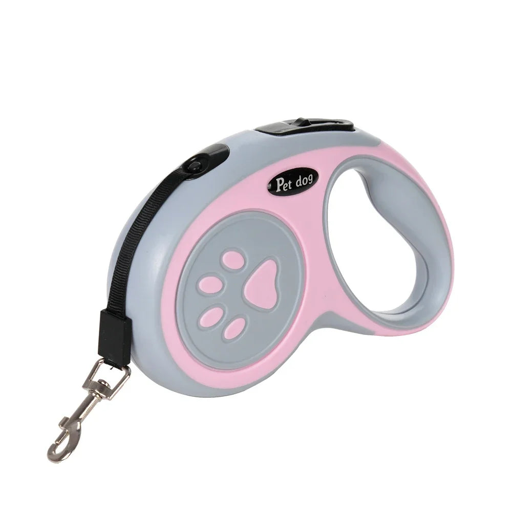 Retractable Dog Leash Nylon Automatic Extending 3M & 5M