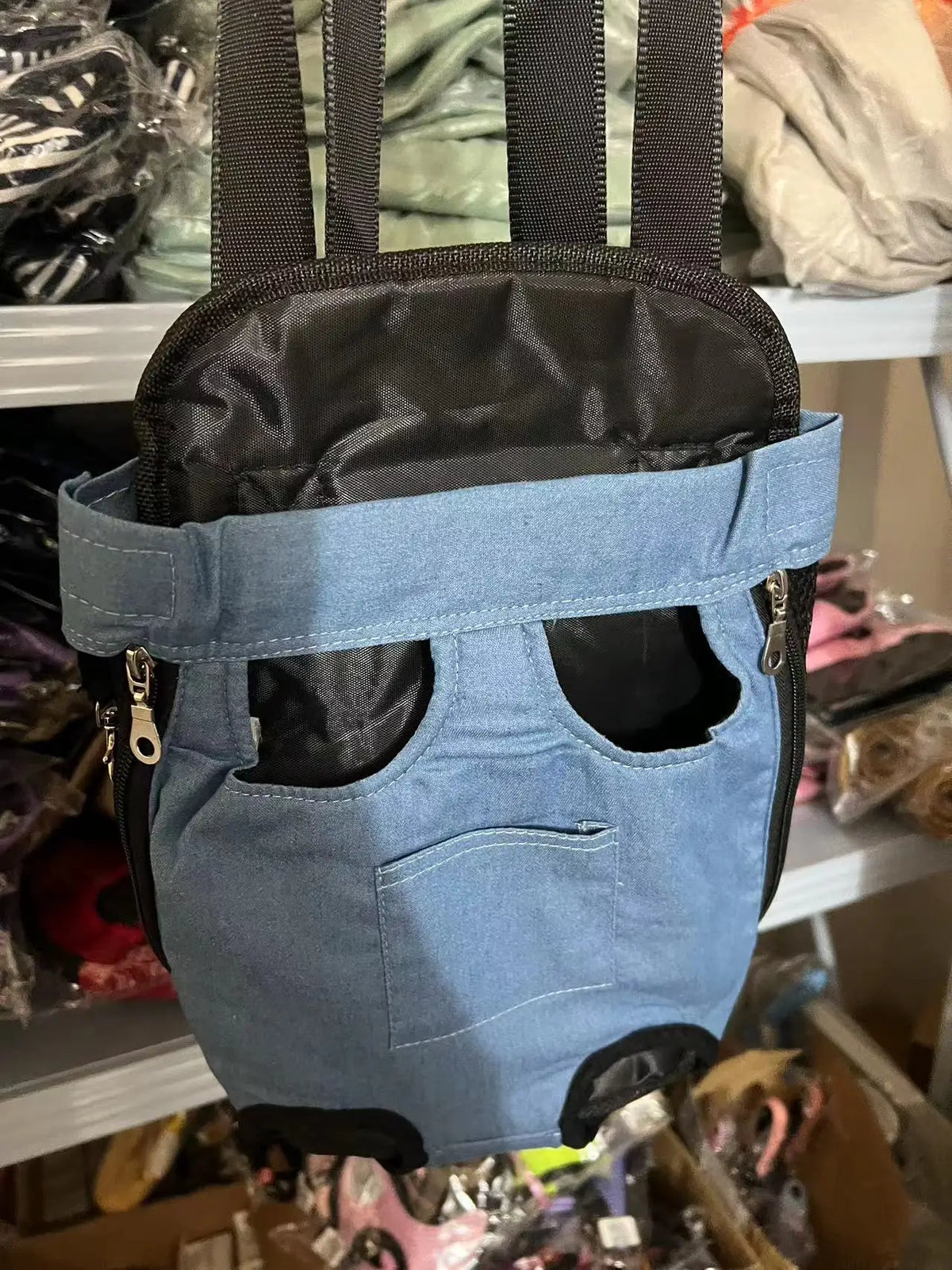 Dog Carrier Backpack – Breathable Mesh Travel Bag for Small Dogs