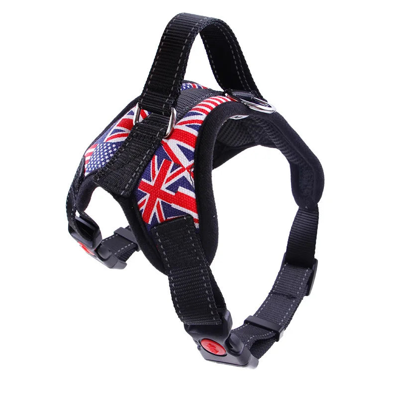 Dog Harness Vest – Padded Reflective Adjustable