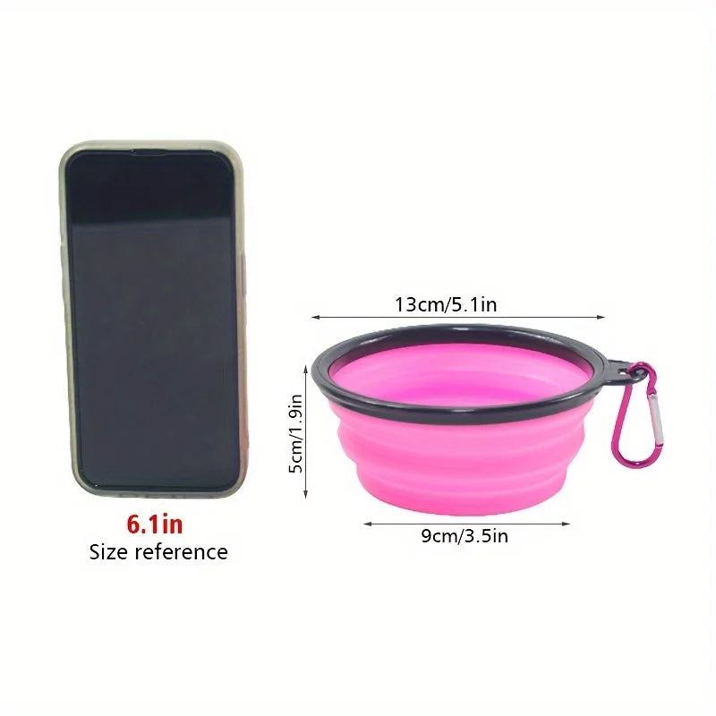 Portable Dog Travel Bowl Folding Food & Water Bowl