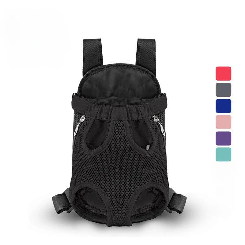 Pet Carrier Backpack – Breathable Mesh Bag for Small Dogs & Cats
