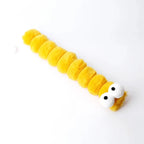 Plush Cat Chew Toy – Caterpillar Catnip Pillow for Cats