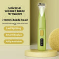 Dog Paw Trimmer with LED Light – Waterproof Rechargeable Dog Clipper