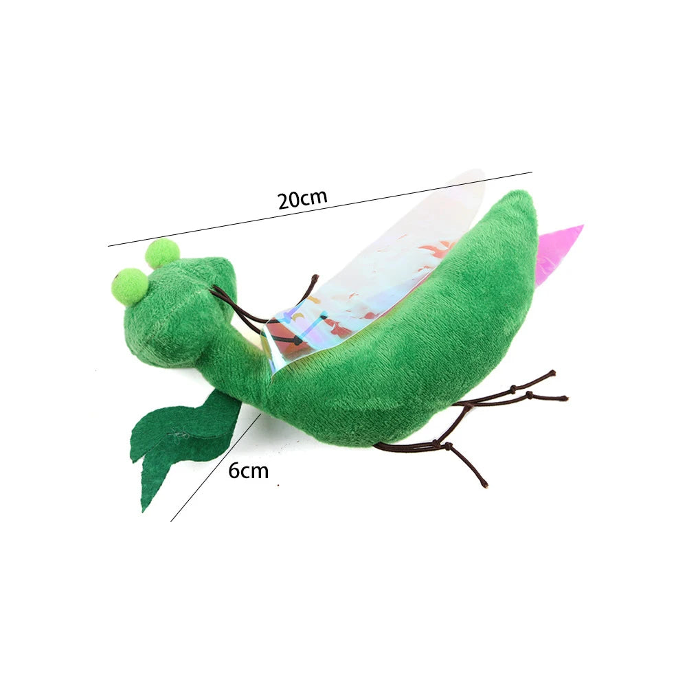 Cat Chew Toy – Catnip Silvervine Caterpillar Dental Toy for Kittens