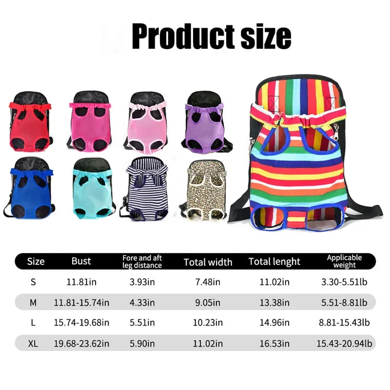 Cat Carrier Backpack – Adjustable Pet Travel Bag for Cats & Dogs