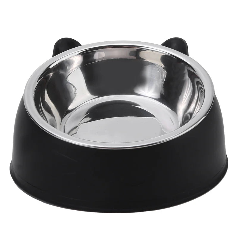 Elevated Cat Bowl – Inclined Stainless Steel Feeding Bowl