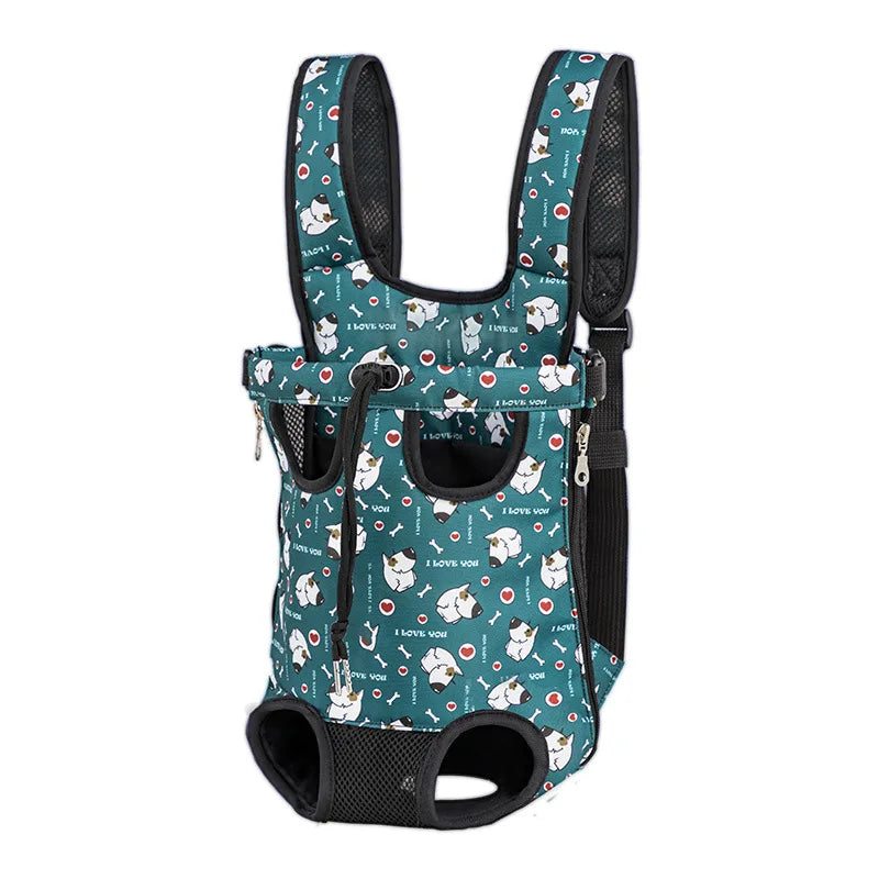 Dog Carrier Backpack – Breathable Mesh Travel Bag for Small Dogs