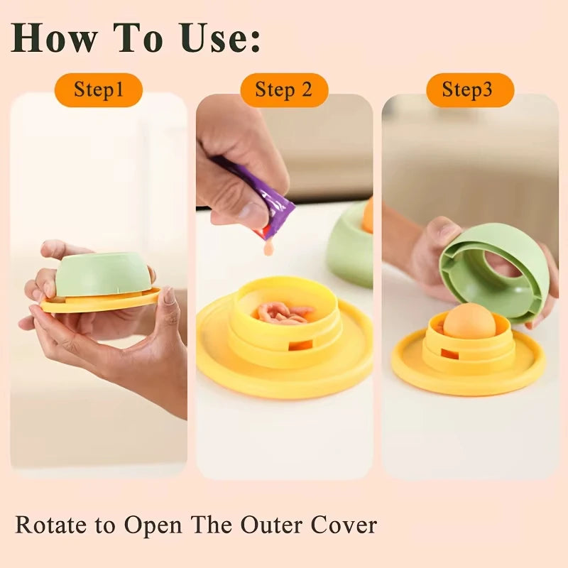 Cat Slow Feeder – Interactive Licking & Feeding Toy