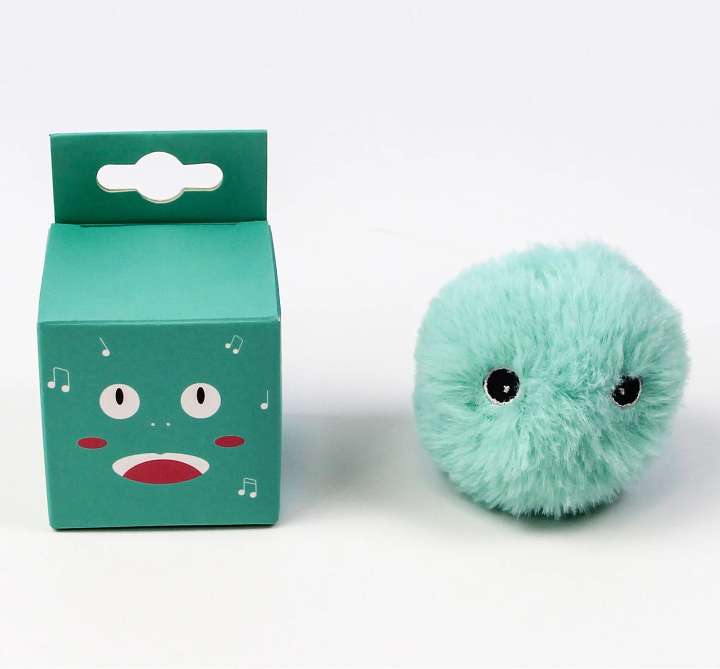Interactive Cat Toy Ball – Plush Squeaky Catnip Toy