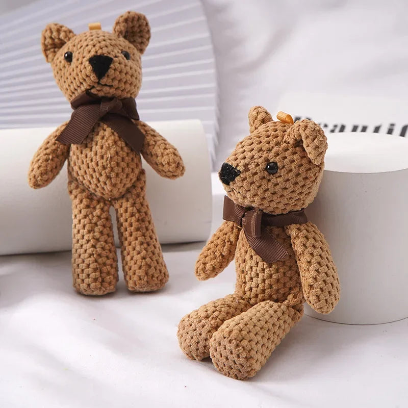 Pineapple Bear Plush, 16cm Mini Teddy Bear Stuffed Toy