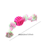 Dog Rope Ball Toy – Double Knot Chew Toy for Dogs