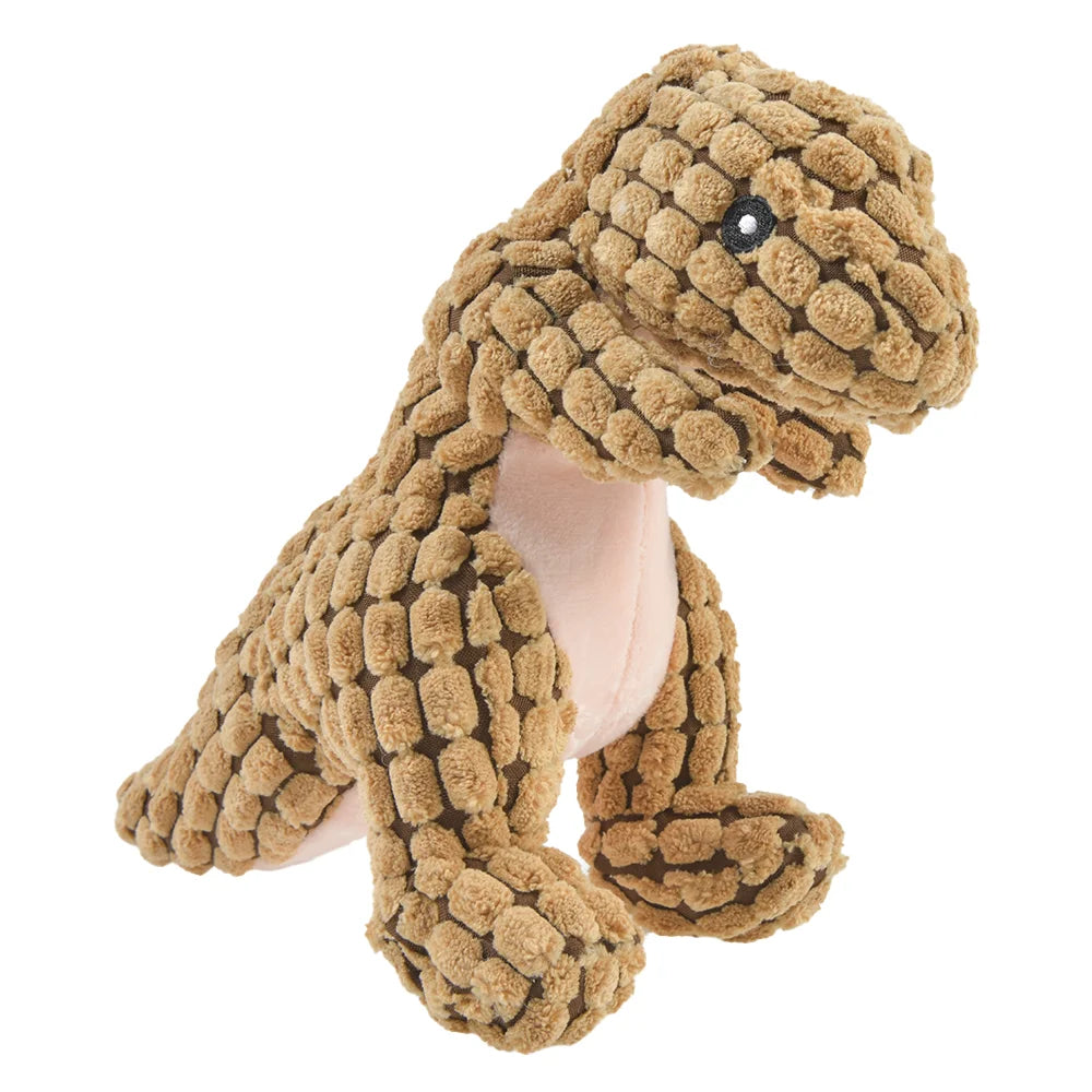 Plush Dog Toy Dinosaur Chew Toy for Small Dogs