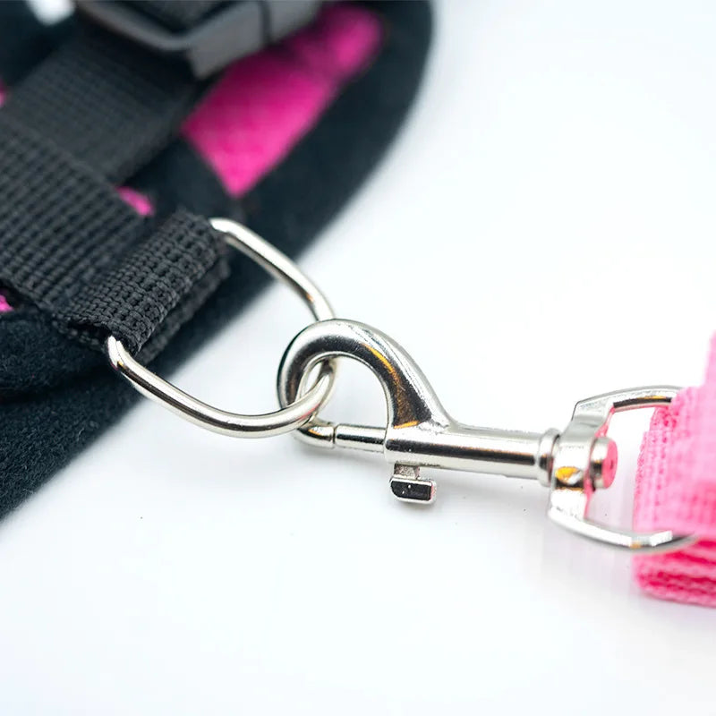 Adjustable Dog Harness Vest, Mesh Puppy Walking Harness