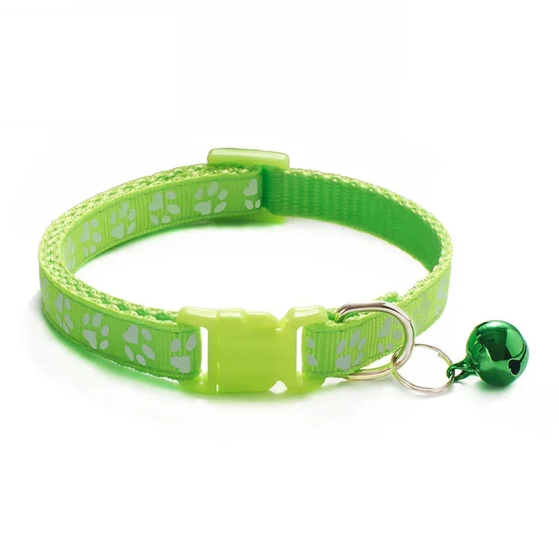 Cat Collar With Bell – Adjustable Colorful Collar for Kittens