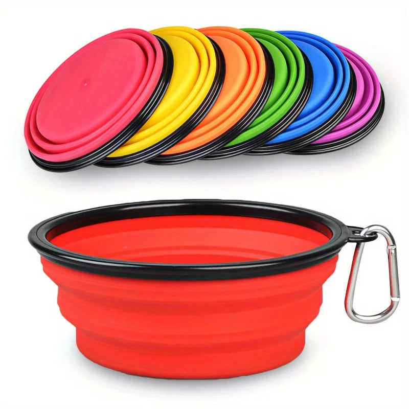 Portable Dog Travel Bowl Folding Food & Water Bowl