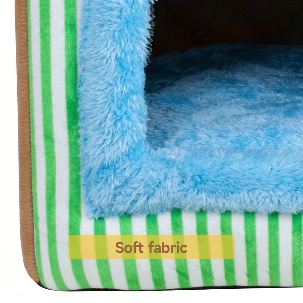 Foldable Cat House – Washable Cave Bed for Cats & Small Dogs