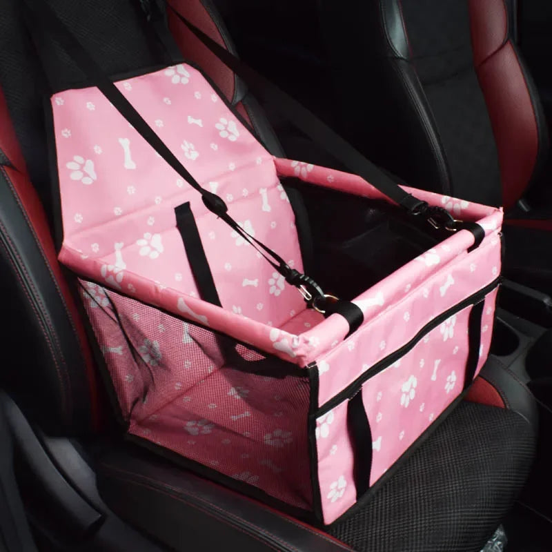 Dog Car Seat Cover – Folding Pet Travel Mat with Storage Bag