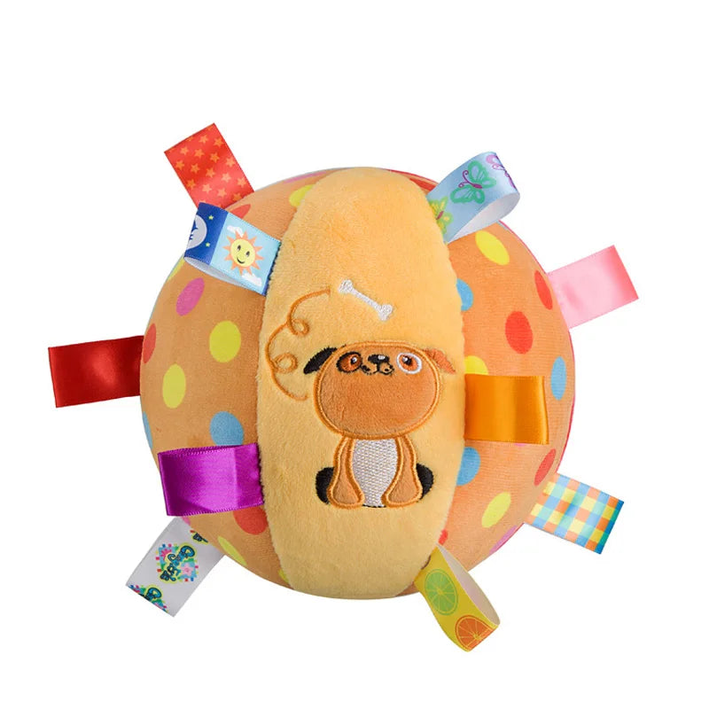 Interactive Dog Ball – Plush Tug, Fetch & Training Toy