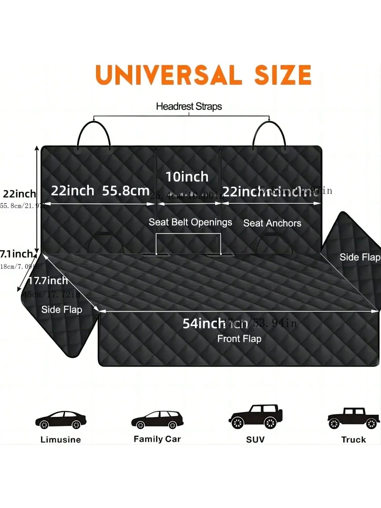 Dog Car Seat Cover – Waterproof Pet Seat Protector for Travel
