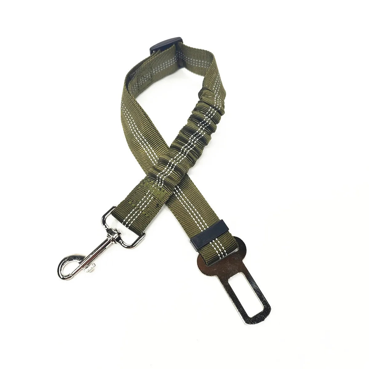 Adjustable Dog Car Seat Belt – Nylon Reflective Travel Harness