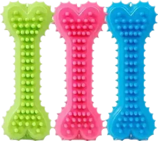 Dog Dental Chew Toy – Rubber Toothbrush Stick for Training