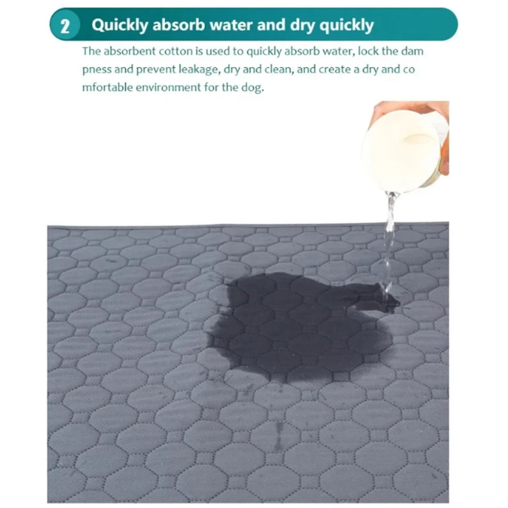 Reusable Dog Pee Pad, Washable Waterproof Puppy Training Mat
