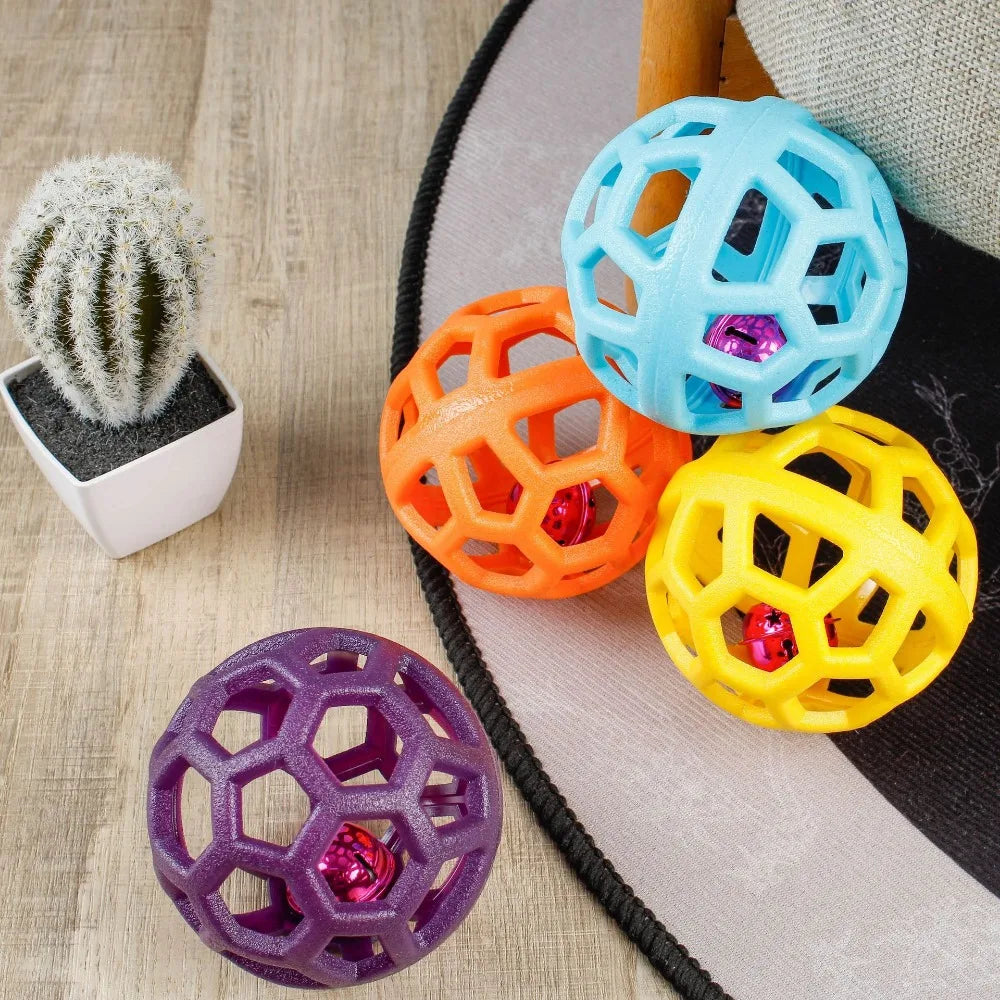 Dog Chew Toy Rubber Ball for Teeth Cleaning & Training