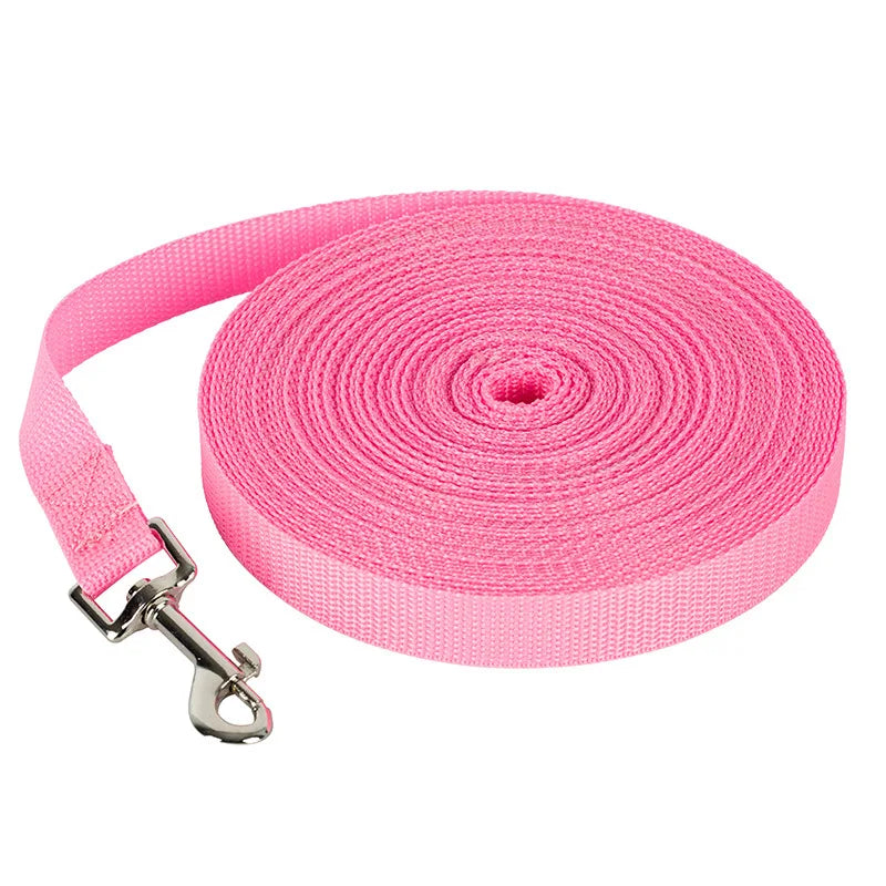Long Dog Leash – 1.2M-30M Nylon Training Rope for Outdoor Use