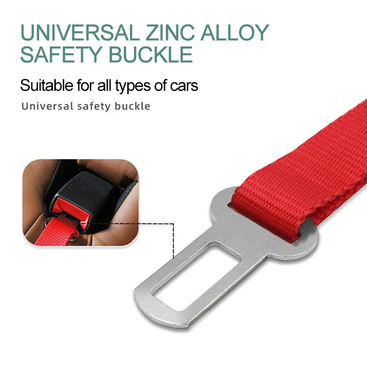 Dog Car Seat Belt – Adjustable Nylon Vehicle Safety Harness