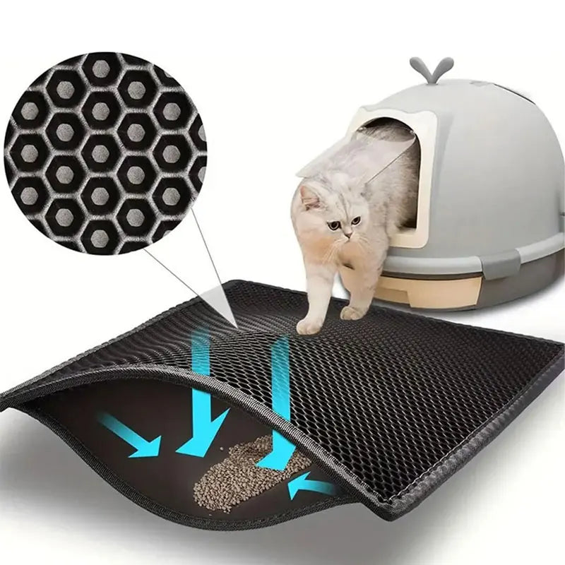 Cat Litter Mat – Waterproof Double Layer Litter Catcher