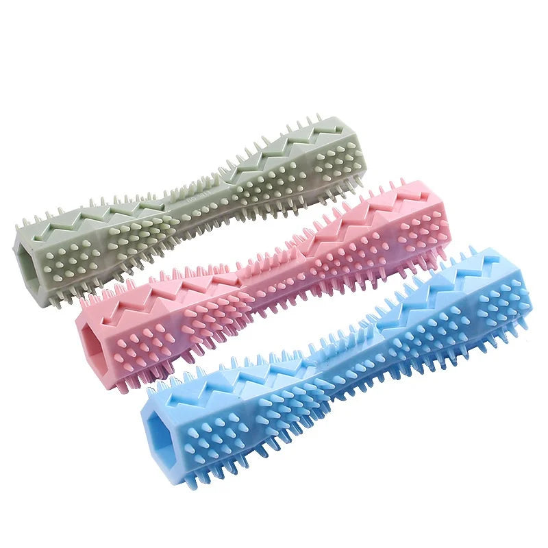 Dog Teething Toy, TPR Chew Stick & Treat Dispensing Toy