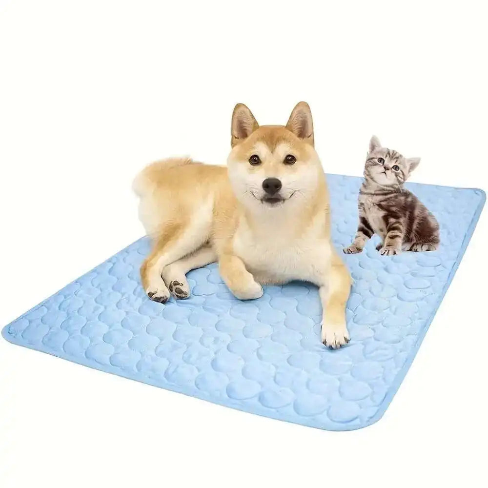 Dog Cooling Mat, Reusable Summer Cooling Pad for Dogs & Cats