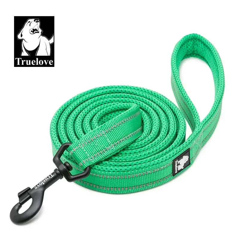 Nylon Dog Leash – Reflective Padded 200cm Walking Lead