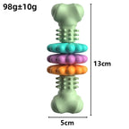 Dog Teething Toy, TPR Chew Stick & Treat Dispensing Toy