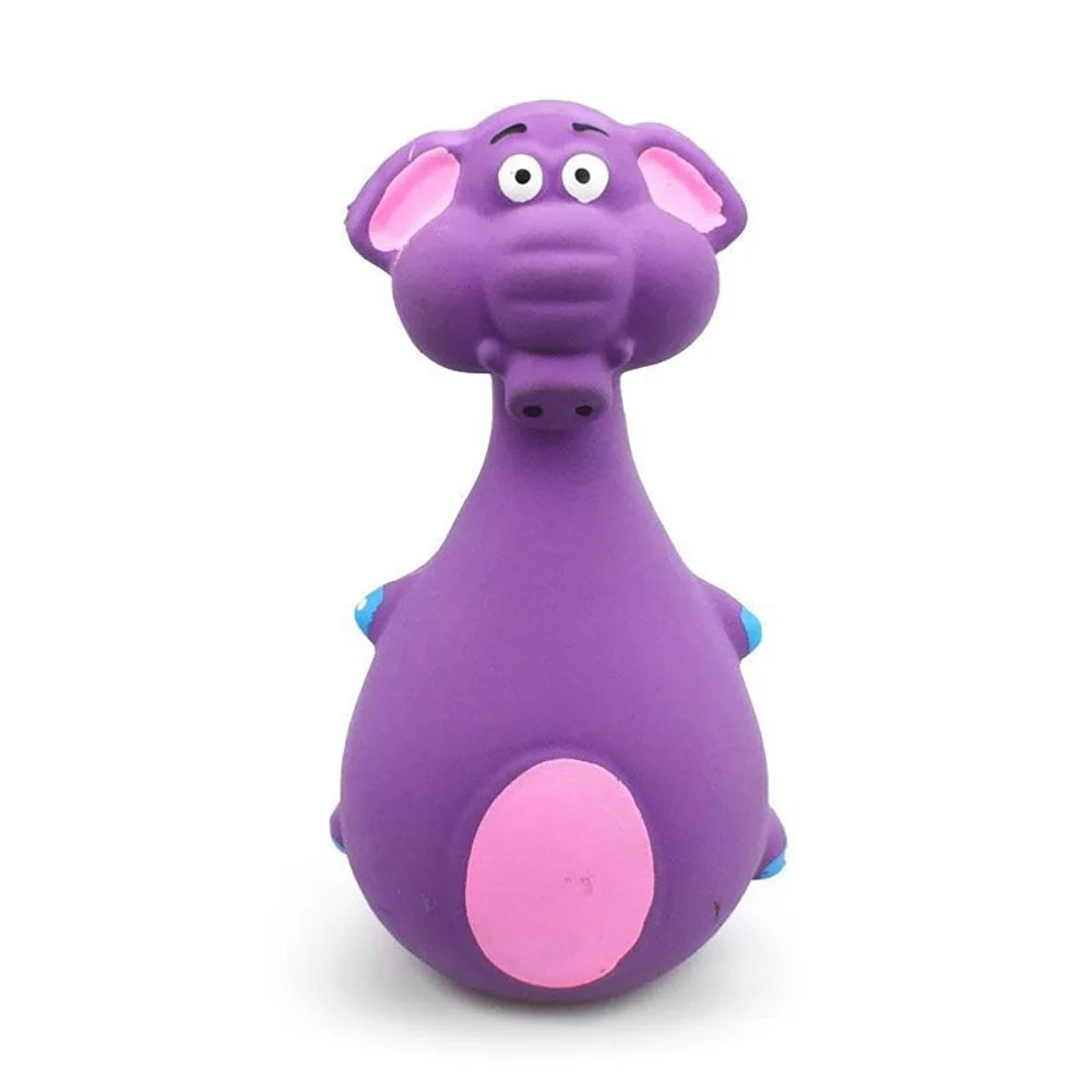 Dog Chew Toy Rubber Squeaky Dental Toy for Dogs & Cats  Character count: 55