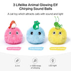 Interactive Cat Toy – Electric Squeaky Ball with Catnip